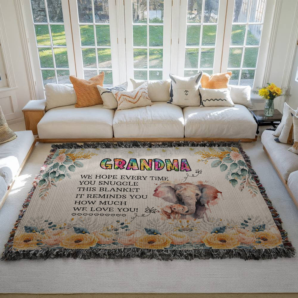 Testing H woven blanket / multi-artwork & variants