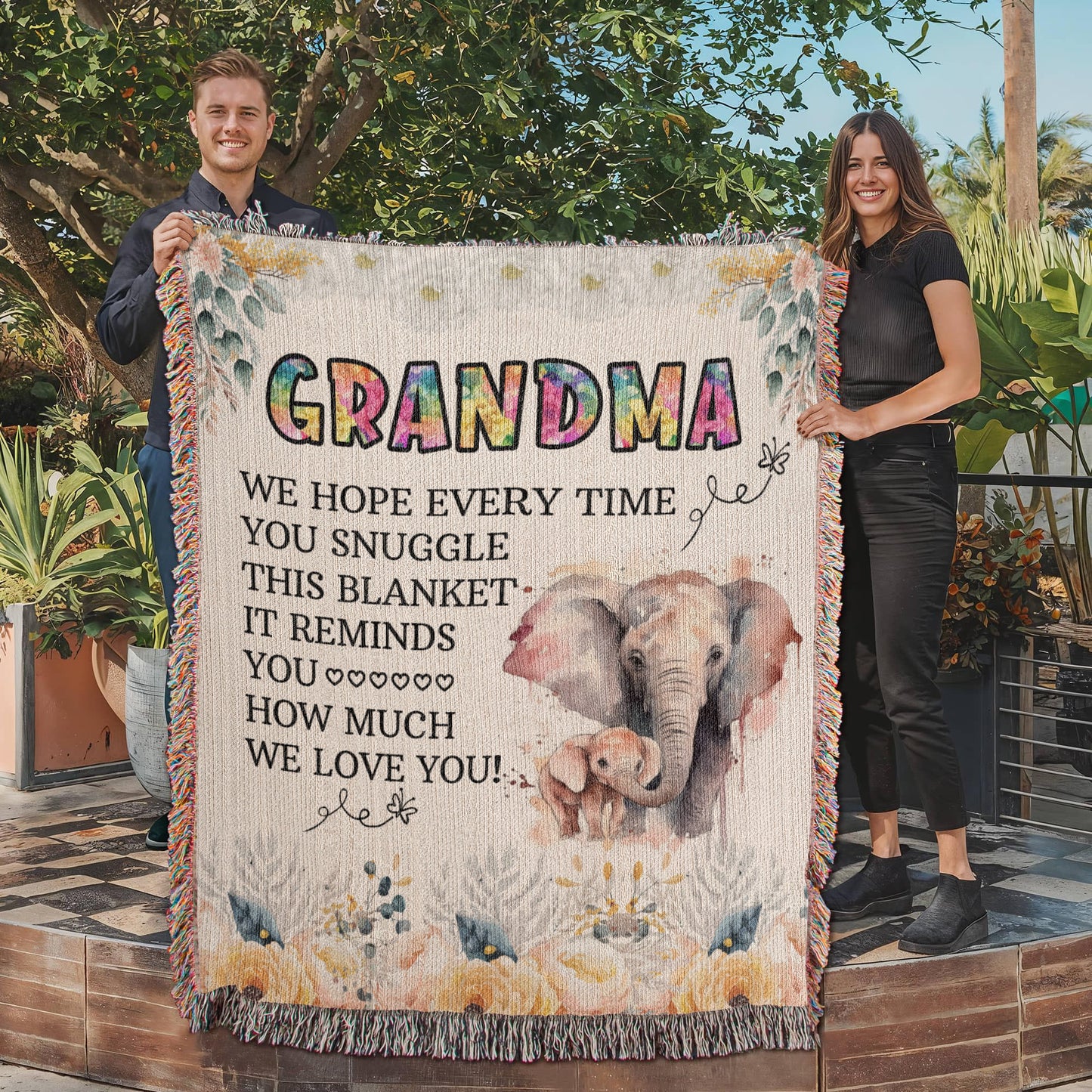 Testing Woven Blanket / Multi-sized artwork & variants