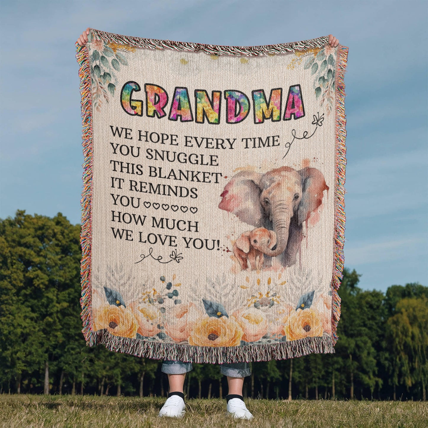Testing Woven Blanket / Multi-sized artwork & variants