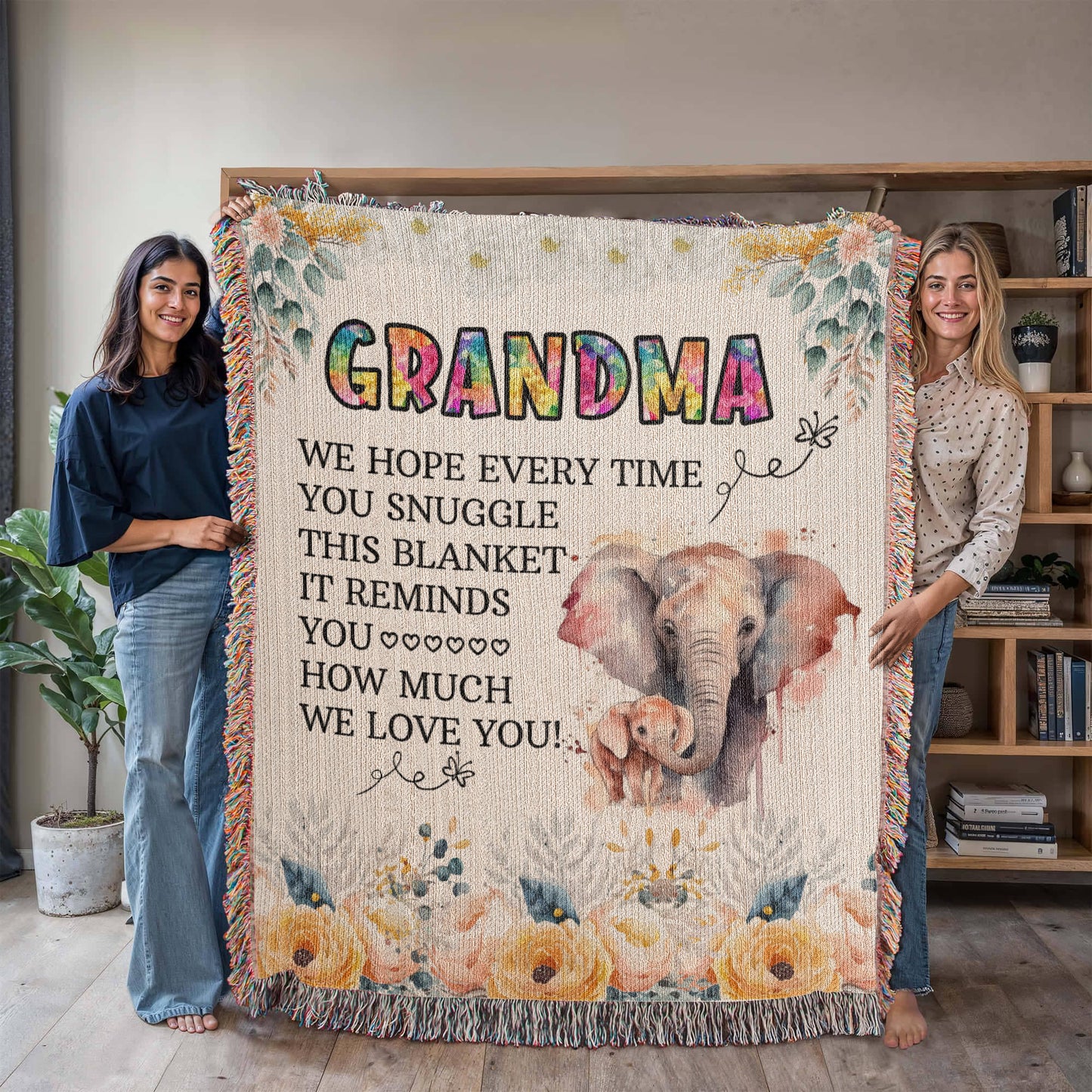 Testing Woven Blanket / Multi-sized artwork & variants