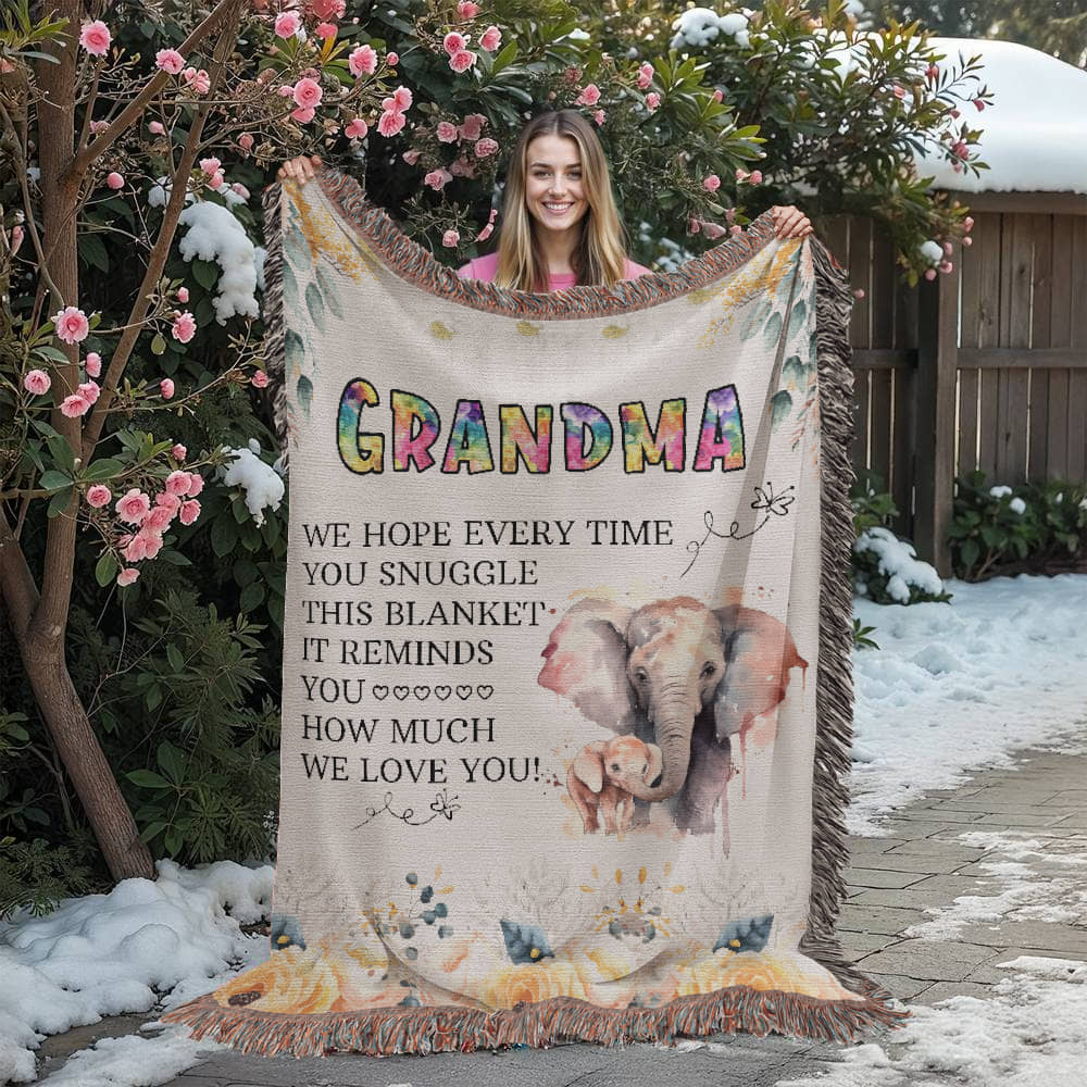 Testing Woven Blanket / Multi-sized artwork & variants