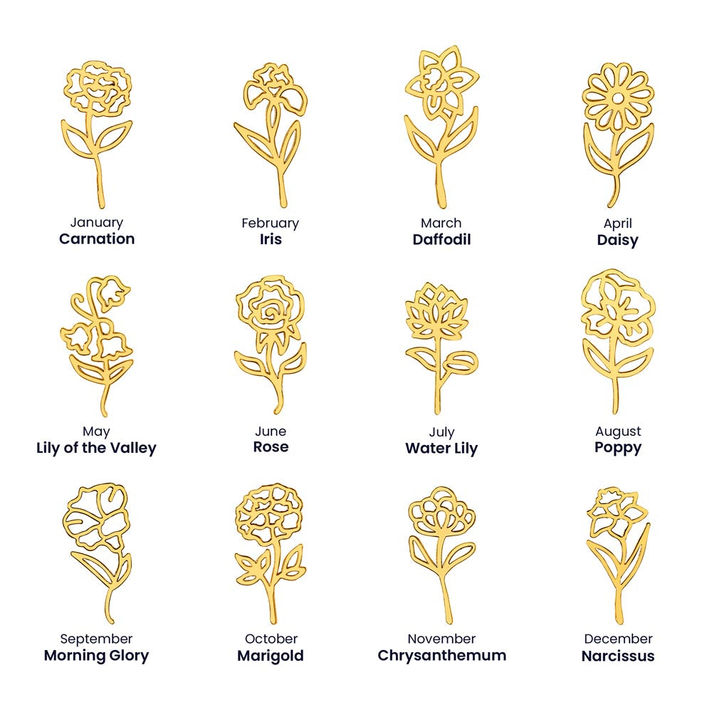 Testing Flower Name Necklace (No MC) 1/27/25