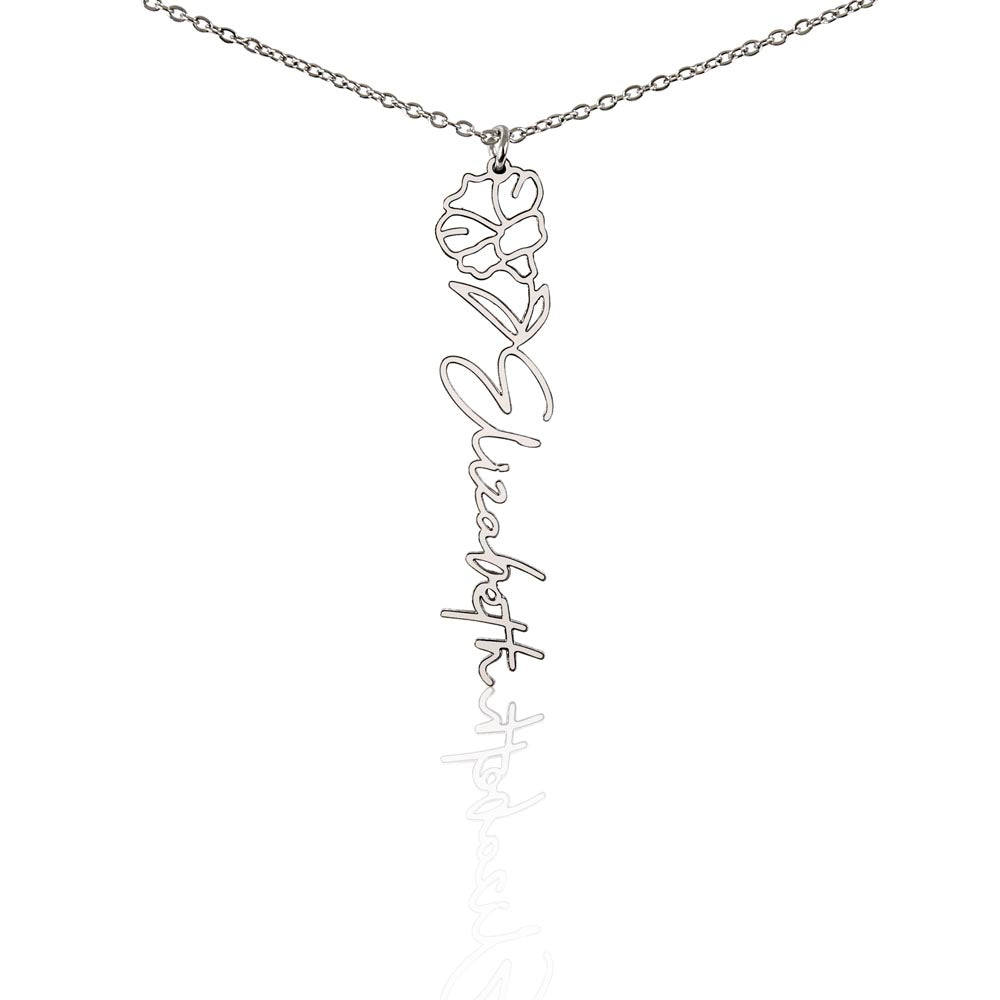 Testing Flower Name Necklace (No MC) 1/27/25