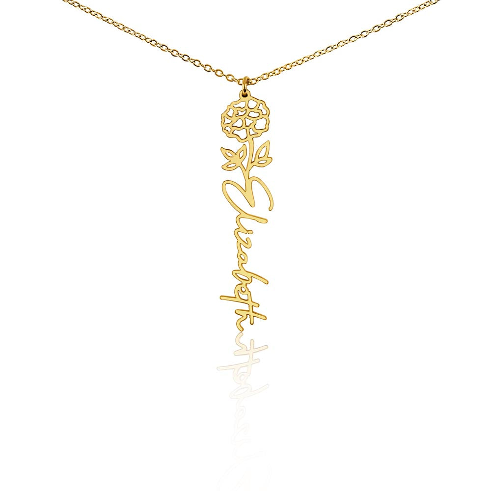 Testing Flower Name Necklace (No MC) 1/27/25