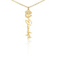 Testing Flower Name Necklace (No MC) 1/27/25