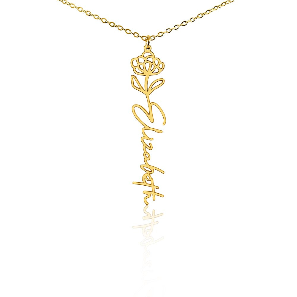 Testing Flower Name Necklace (No MC) 1/27/25