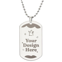 Load image into Gallery viewer, Map Dog Tag example

