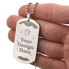 Load image into Gallery viewer, Map Dog Tag example
