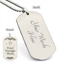 Load image into Gallery viewer, Map Dog Tag example
