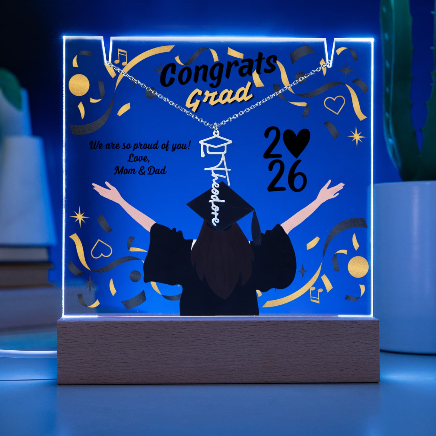 Graduation Keepsake Acrylic Sample