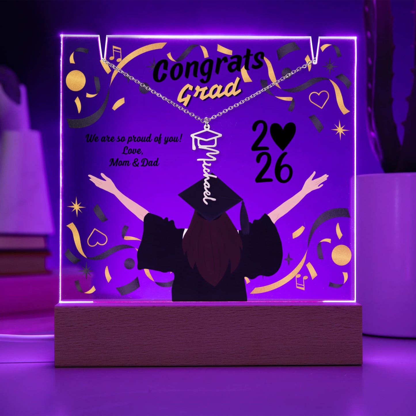 Graduation Keepsake Acrylic Sample