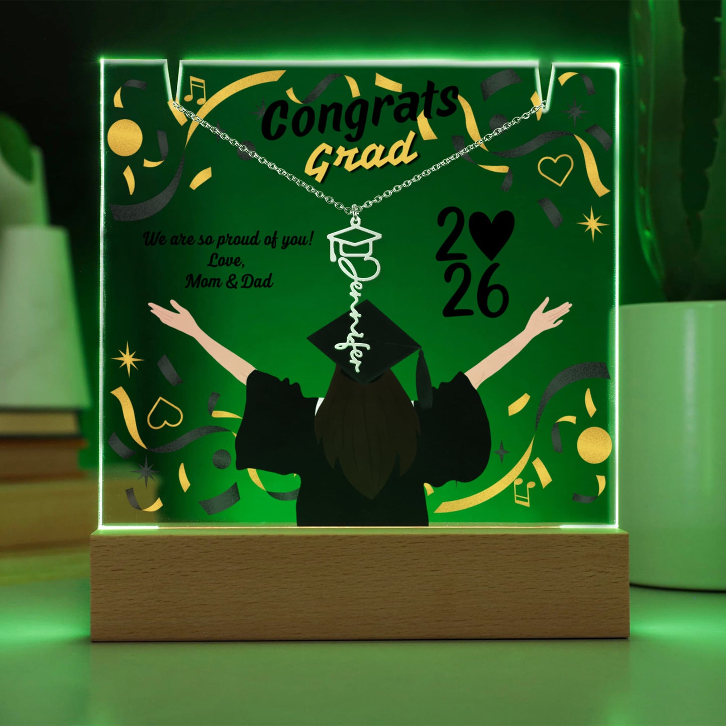 Graduation Keepsake Acrylic Sample