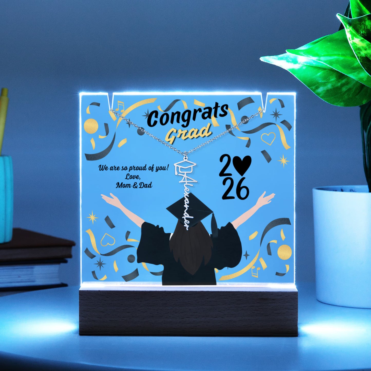 Graduation Keepsake Acrylic Sample