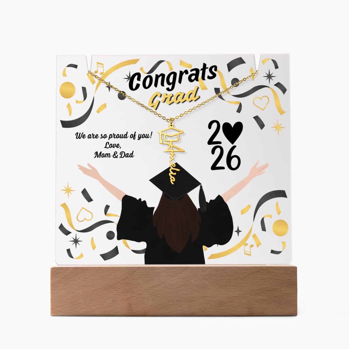 Graduation Keepsake Acrylic Sample
