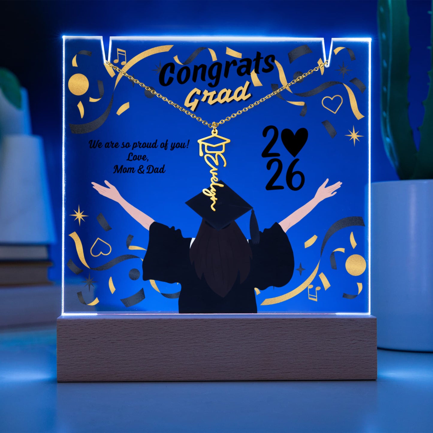 Graduation Keepsake Acrylic Sample