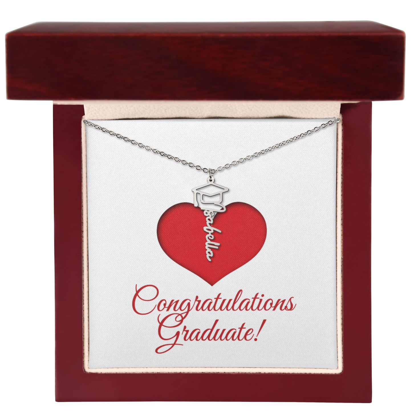 testing graduation name necklace 2.13.26