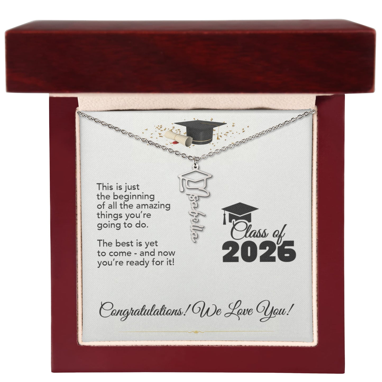 Graduation Necklace The Best Is Yet To Come 2026