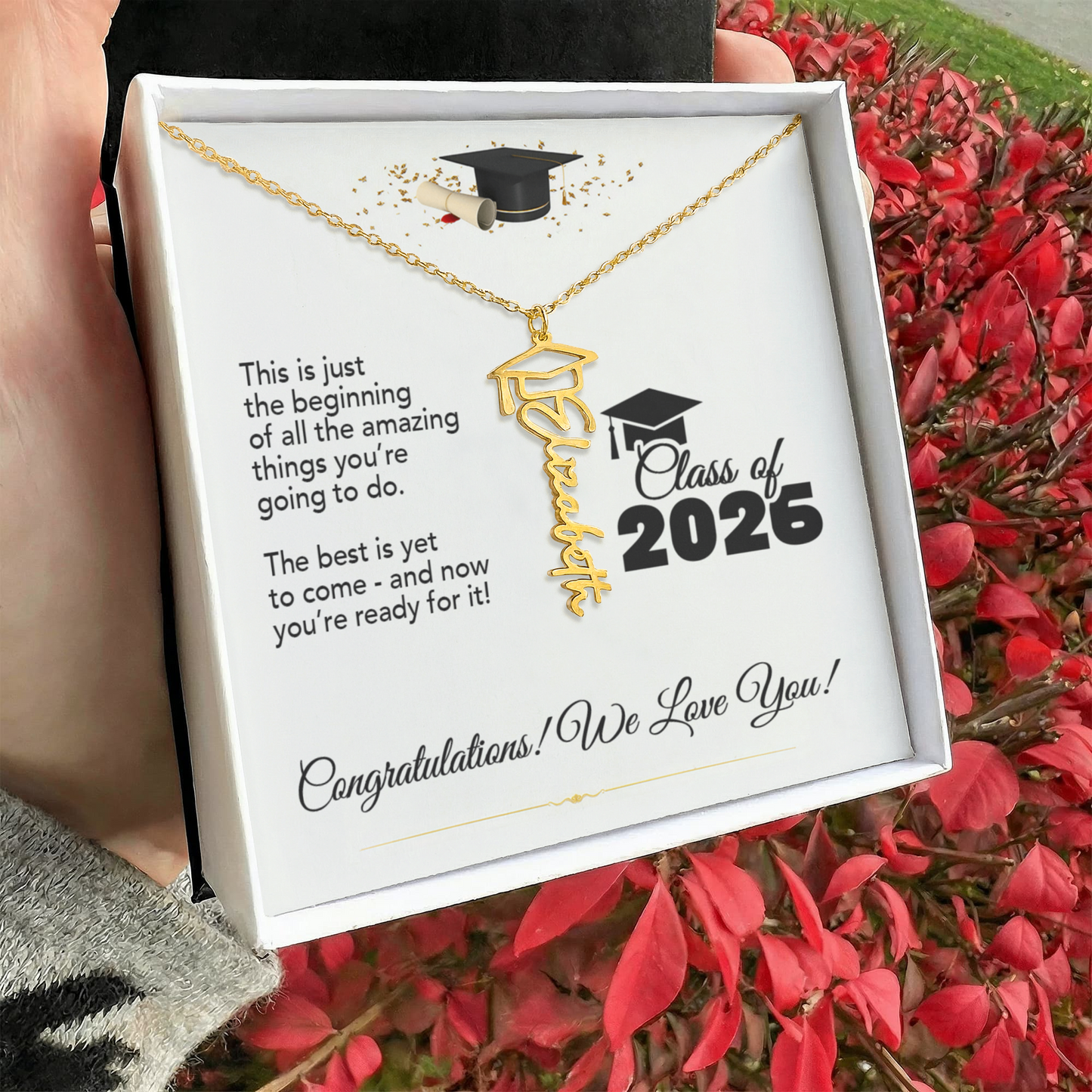 Graduation Necklace The Best Is Yet To Come 2026