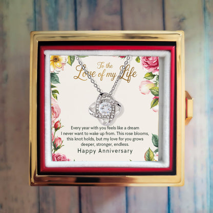 Testing Rotating Rose Box with Love Knot 8/28/25