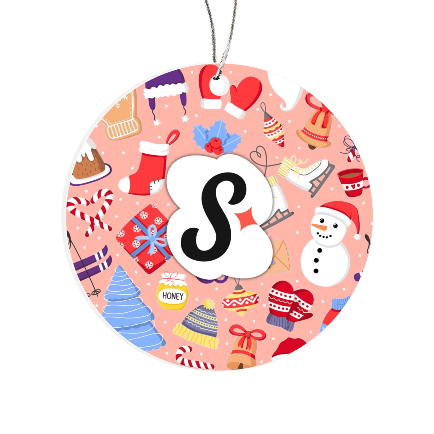 Testing Acrylic Circle Ornament 9.9.25