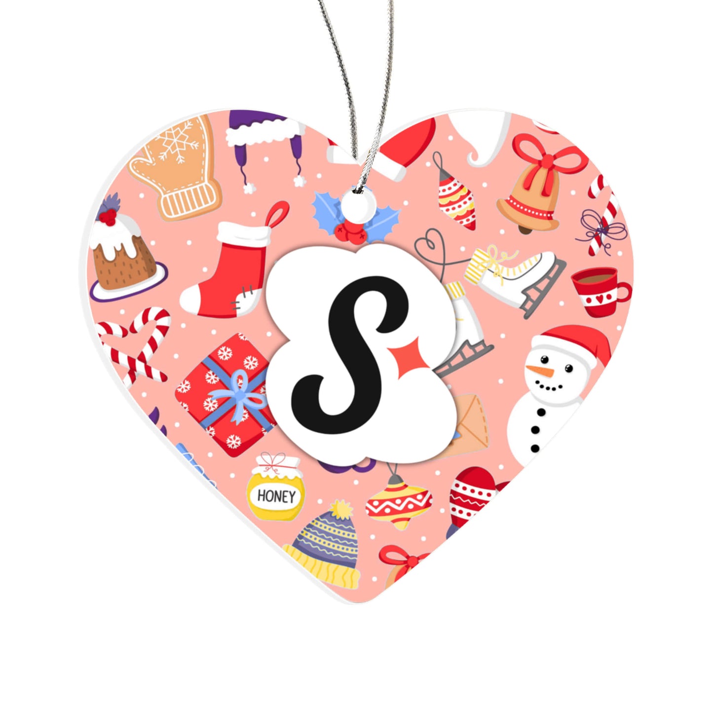 Testing Acrylic Heart Ornament 9.9.25
