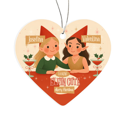 Test Acrylic Heart Ornament
