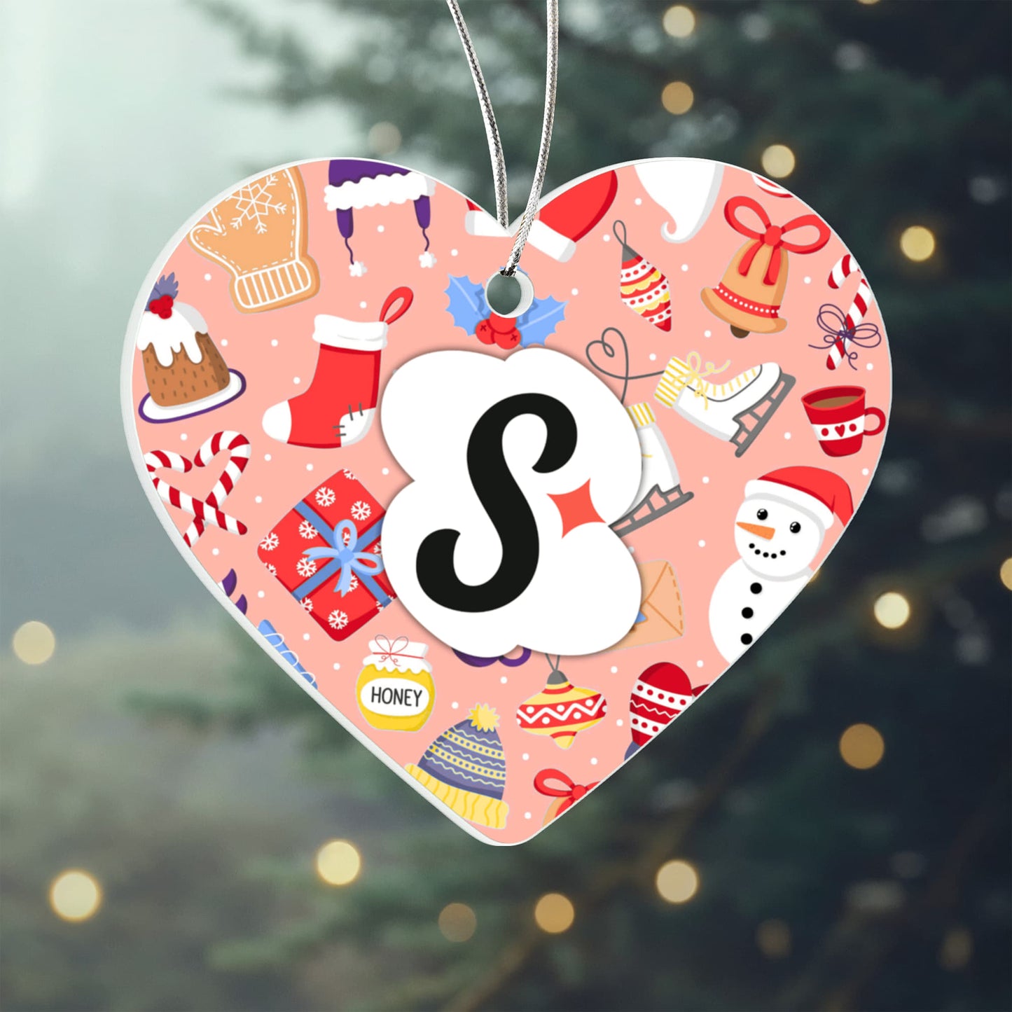 Testing Acrylic Heart Ornament 9.9.25