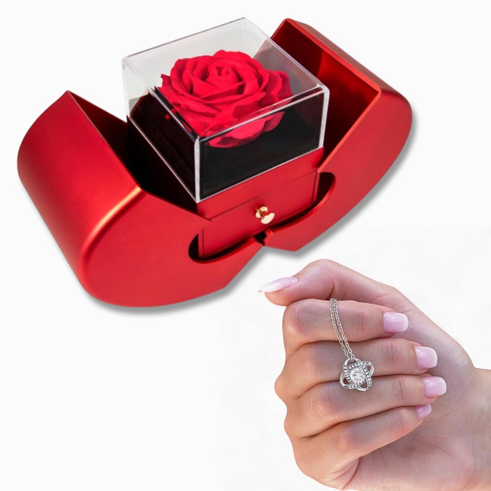 testing LK w/ Red Heart Rose Box 9.26
