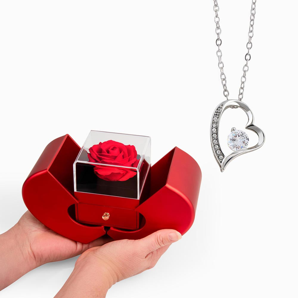 testing Forever Love w/ Red Heart Rose Box 9.26
