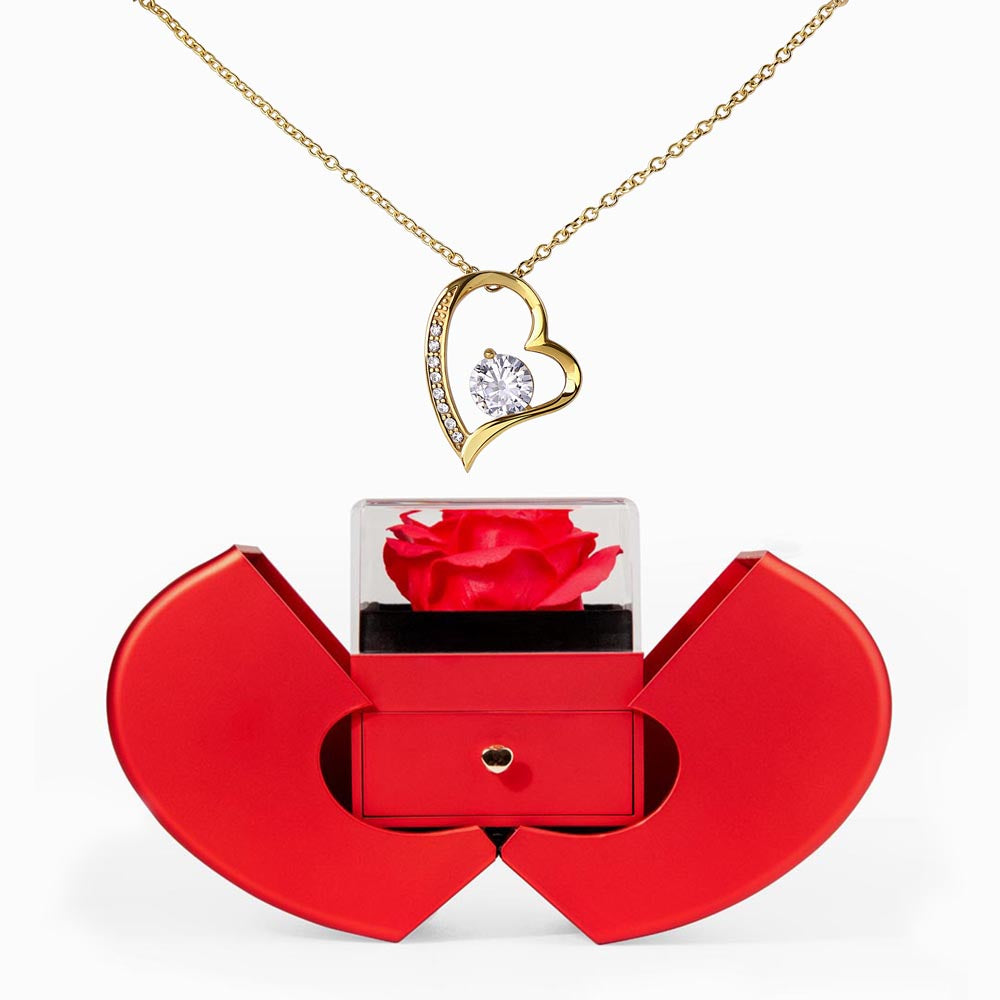 testing Forever Love w/ Red Heart Rose Box 9.26
