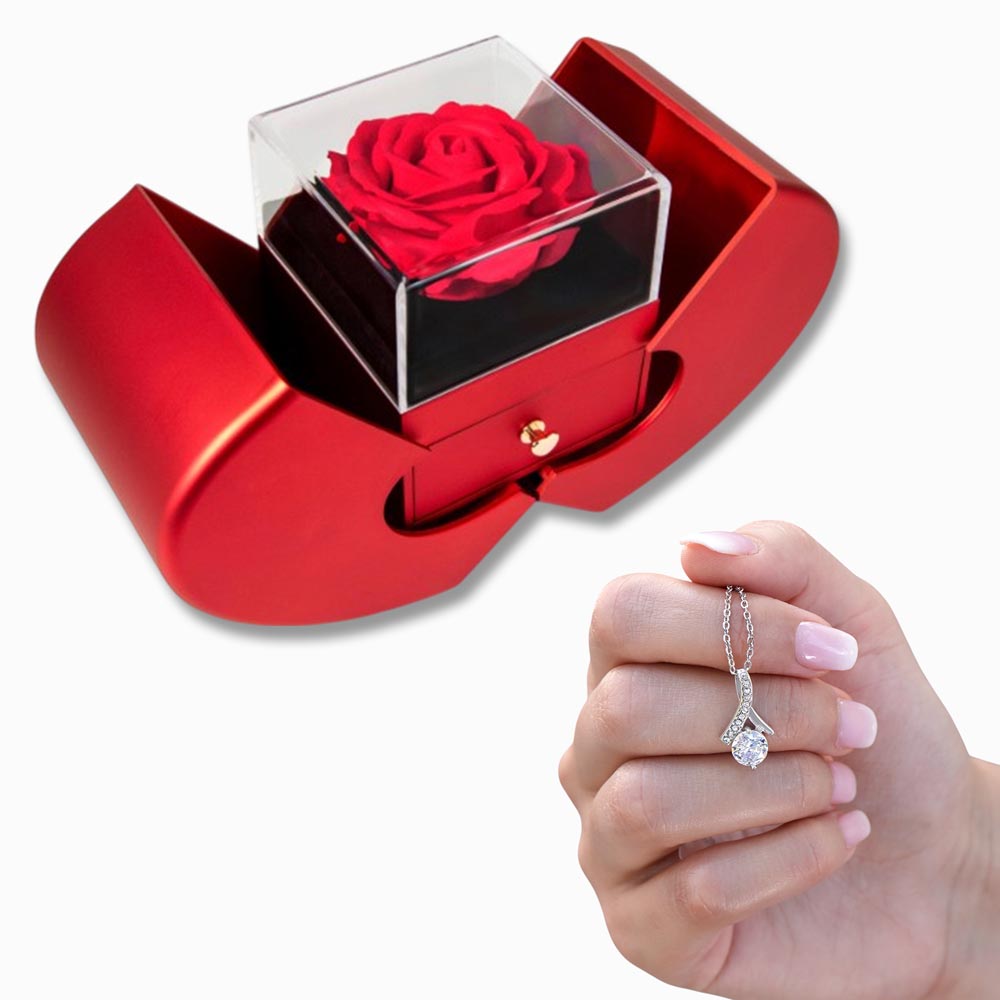 testing Alluring Beauty w/ Red Heart Rose Box
