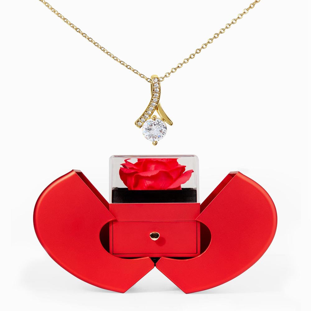 testing Alluring Beauty w/ Red Heart Rose Box