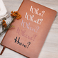 Testing Graphic Journal with Gift Wrap