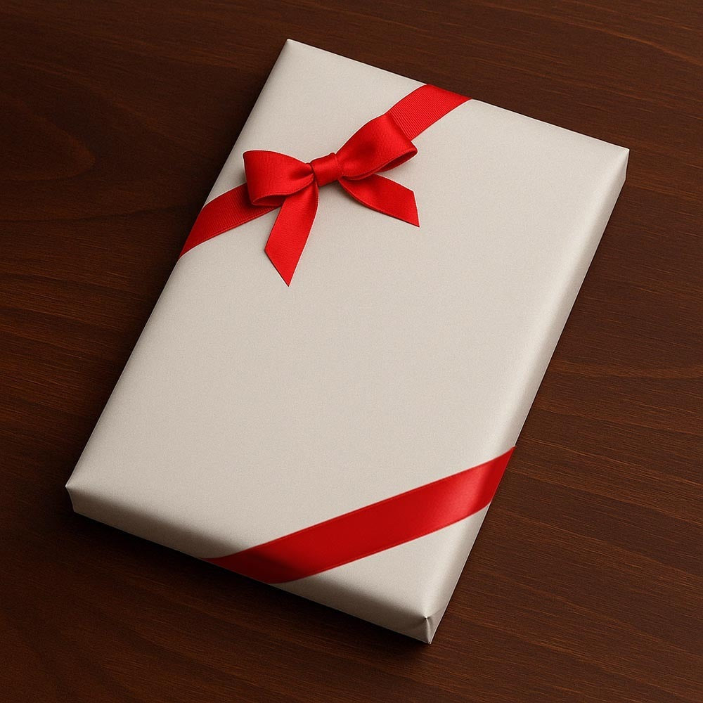 Testing Graphic Journal with Gift Wrap