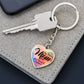 Graphic Heart Keychain Test 11.10