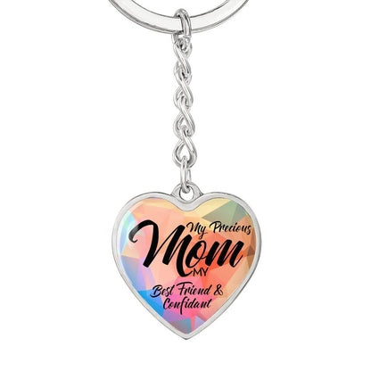 Graphic Heart Keychain Test 11.10