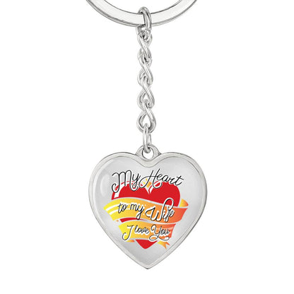 11.12.20 Graphic Heart Keychain Test