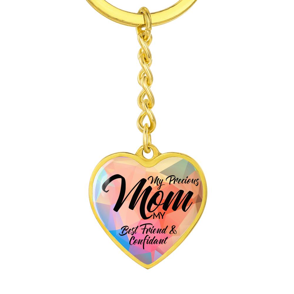 Graphic Heart Keychain Test 11.10