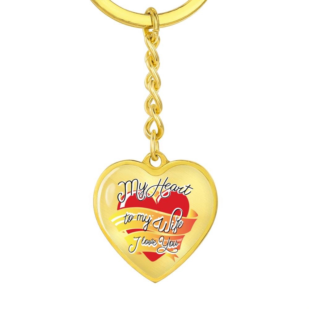 11.12.20 Graphic Heart Keychain Test