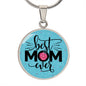 Testing Graphic Circle Necklace