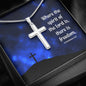 TEST Personalized Cross w/ Snake chain