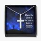 TEST Personalized Cross w/ Snake chain