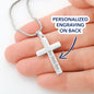 TEST Personalized Cross w/ Snake chain