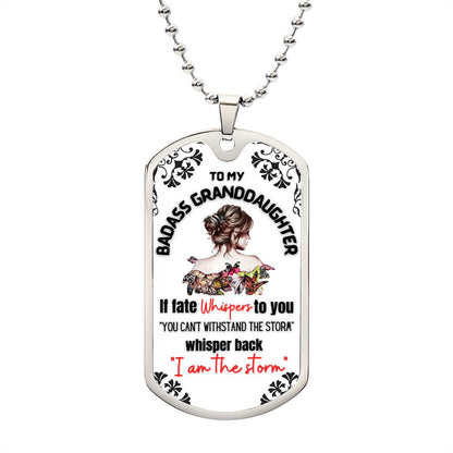 Testing Graphic Dog Tag Necklace 3/24/23