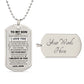 Testing Graphic Dog Tag Necklace 3/24/23