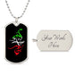 Testing Graphic Dog Tag Necklace 3/24/23