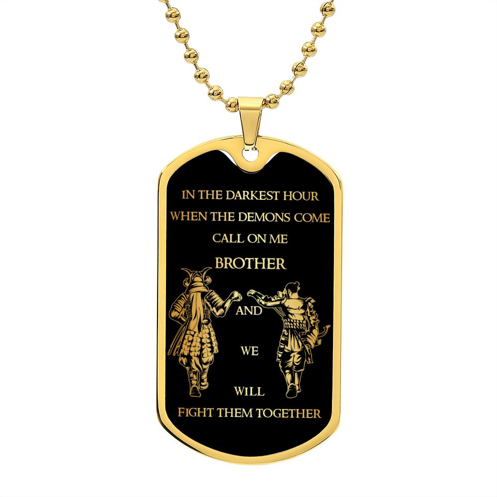 Testing Graphic Dog Tag Necklace 3/24/23