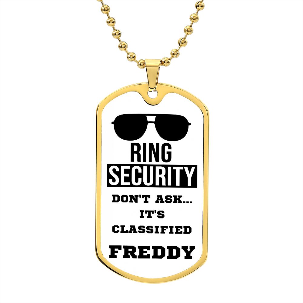 Testing Graphic Dog Tag Necklace 3/24/23