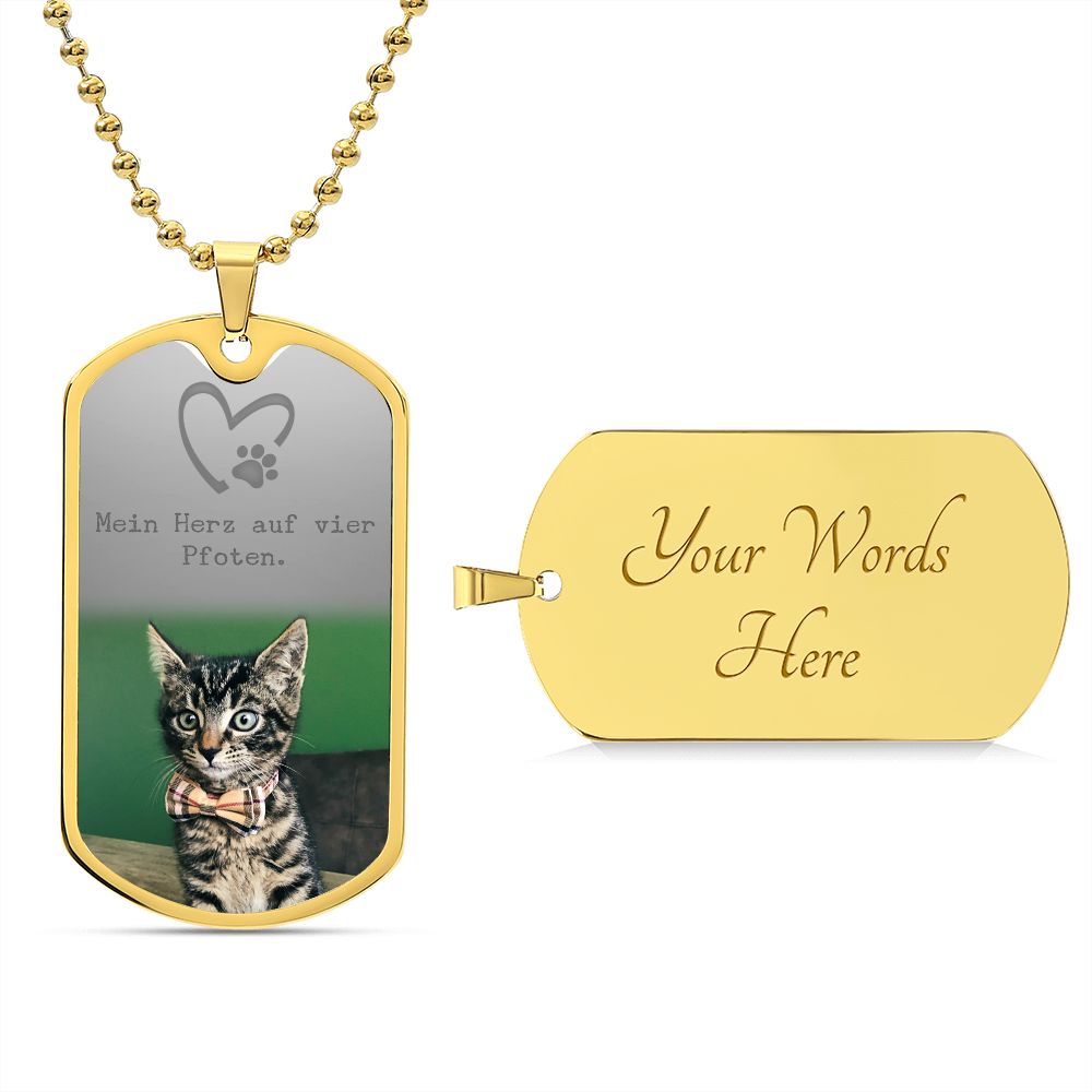 Testing Graphic Dog Tag Necklace 3/24/23