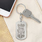 Testing-Engraved Dog Tag Keychain (2/27/23)